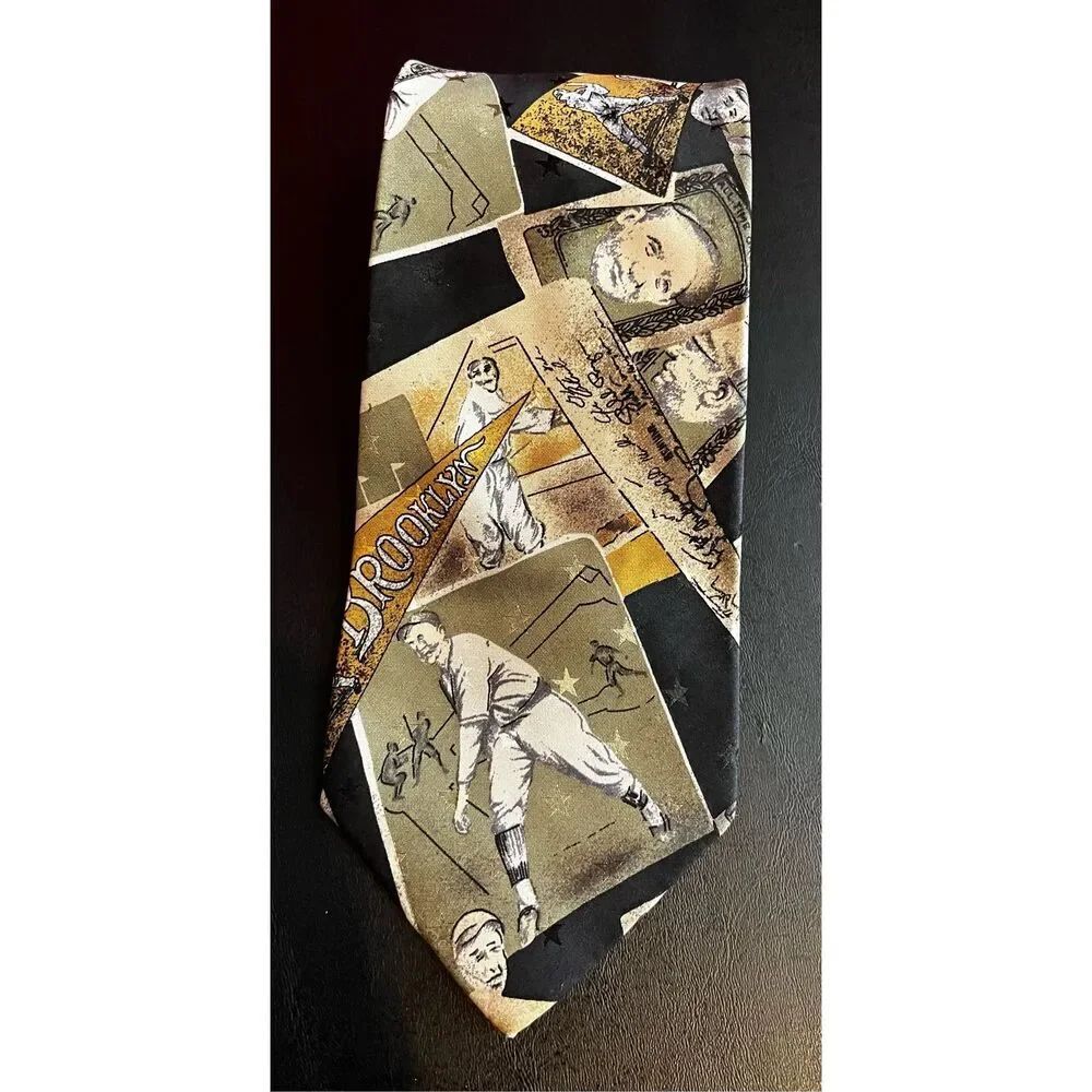 Guess Brooklyn baseball tie